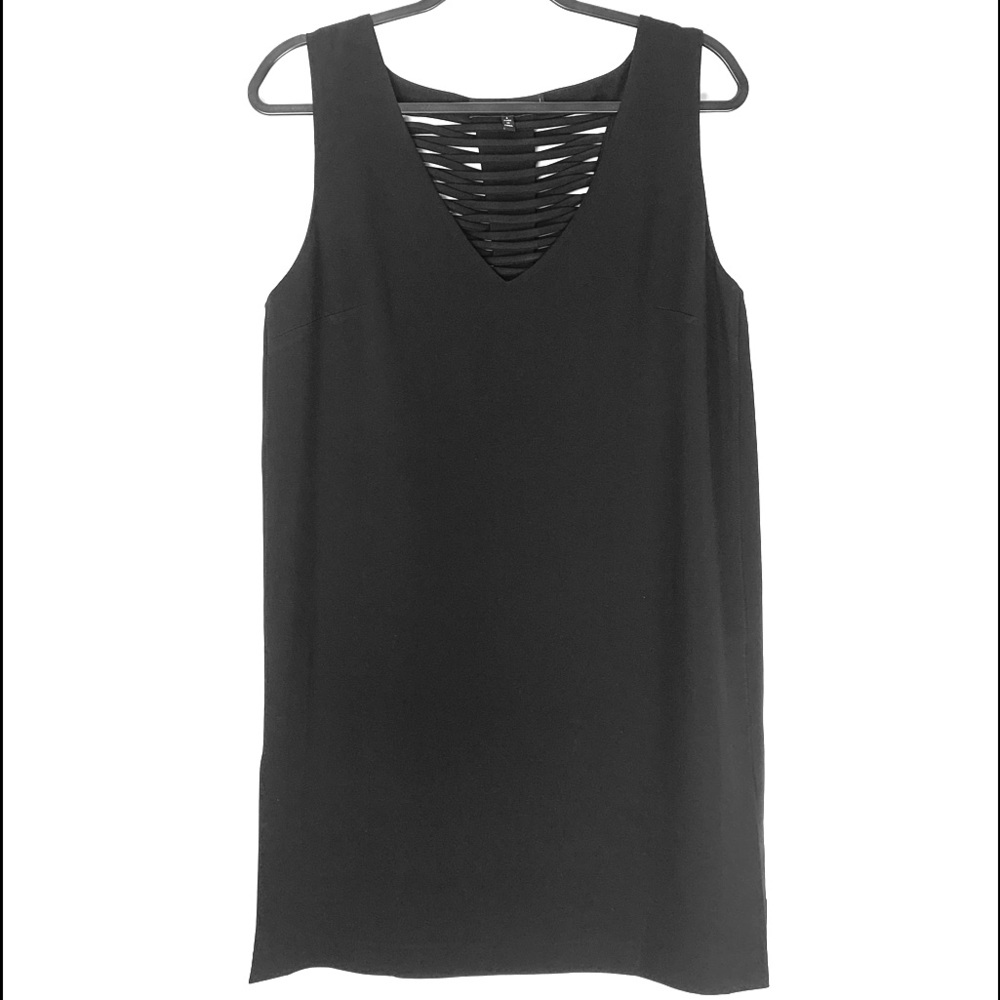 Robert Rodriguez Black Sleeveless Tent Mini Dress
